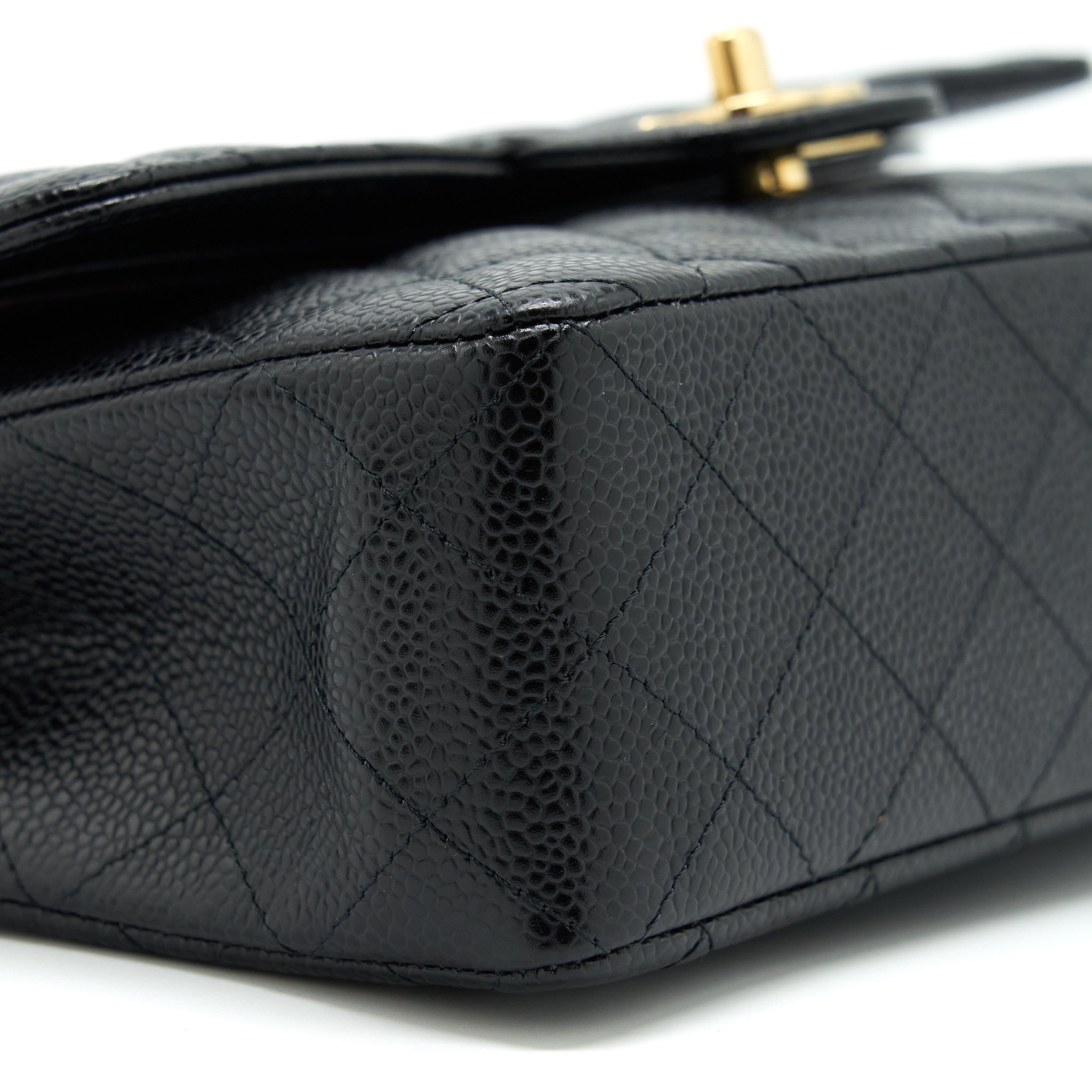 Chanel Small Classic Double Flap Caviar Black