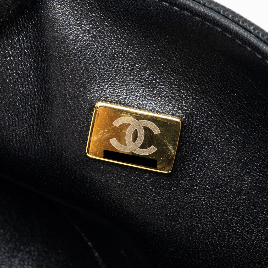 Chanel Small Boy Bag Caviar Black  (Microchip)
