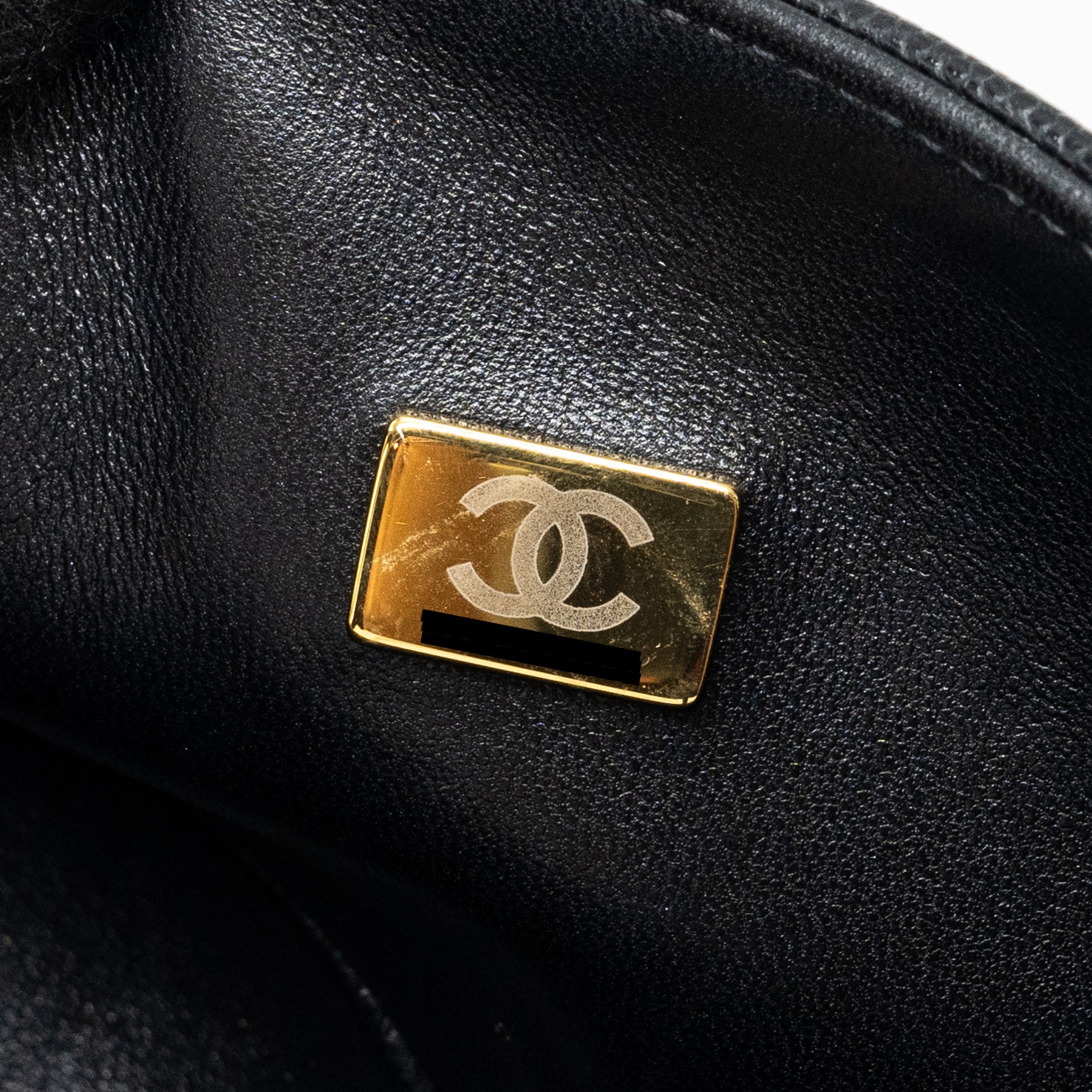 Chanel Small Boy Bag Caviar Black  (Microchip)