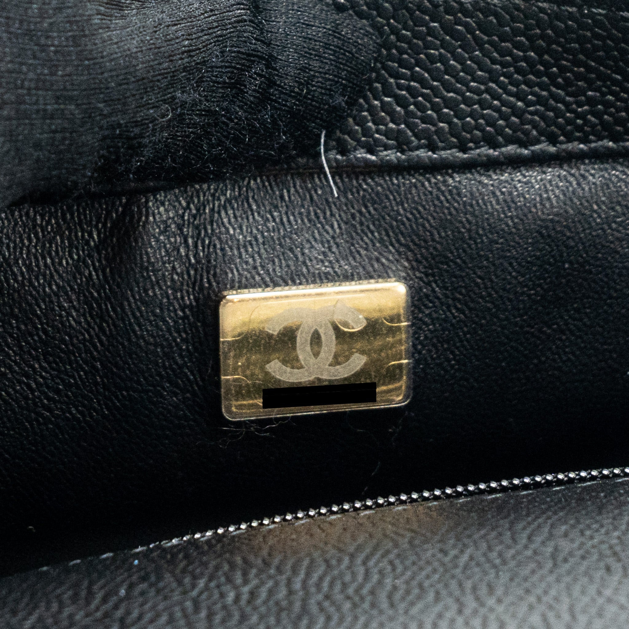 Chanel 23p Coco Love Flap Bag Caviar Black (microchip)