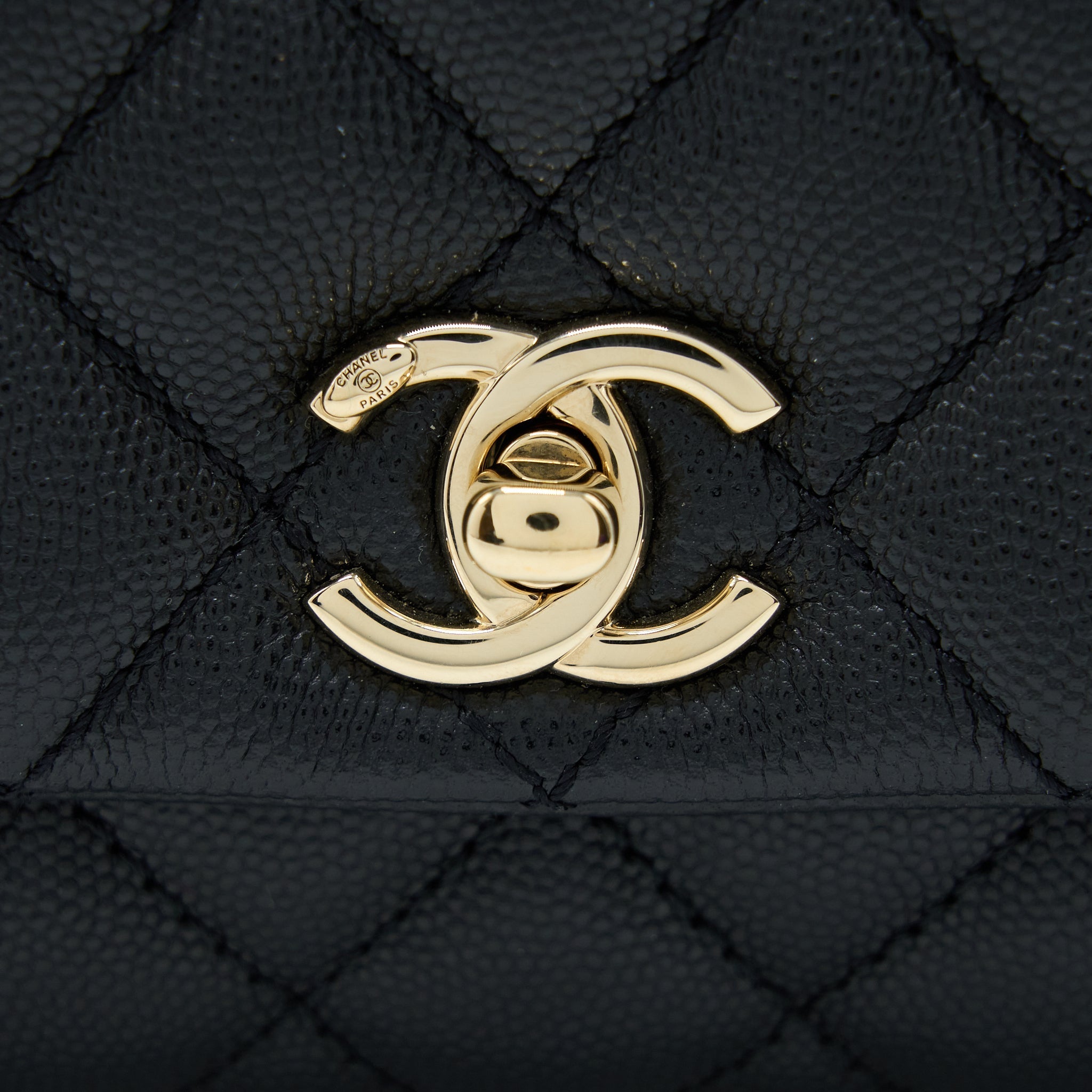 Chanel Extra Mini Coco Handle Caviar Black L