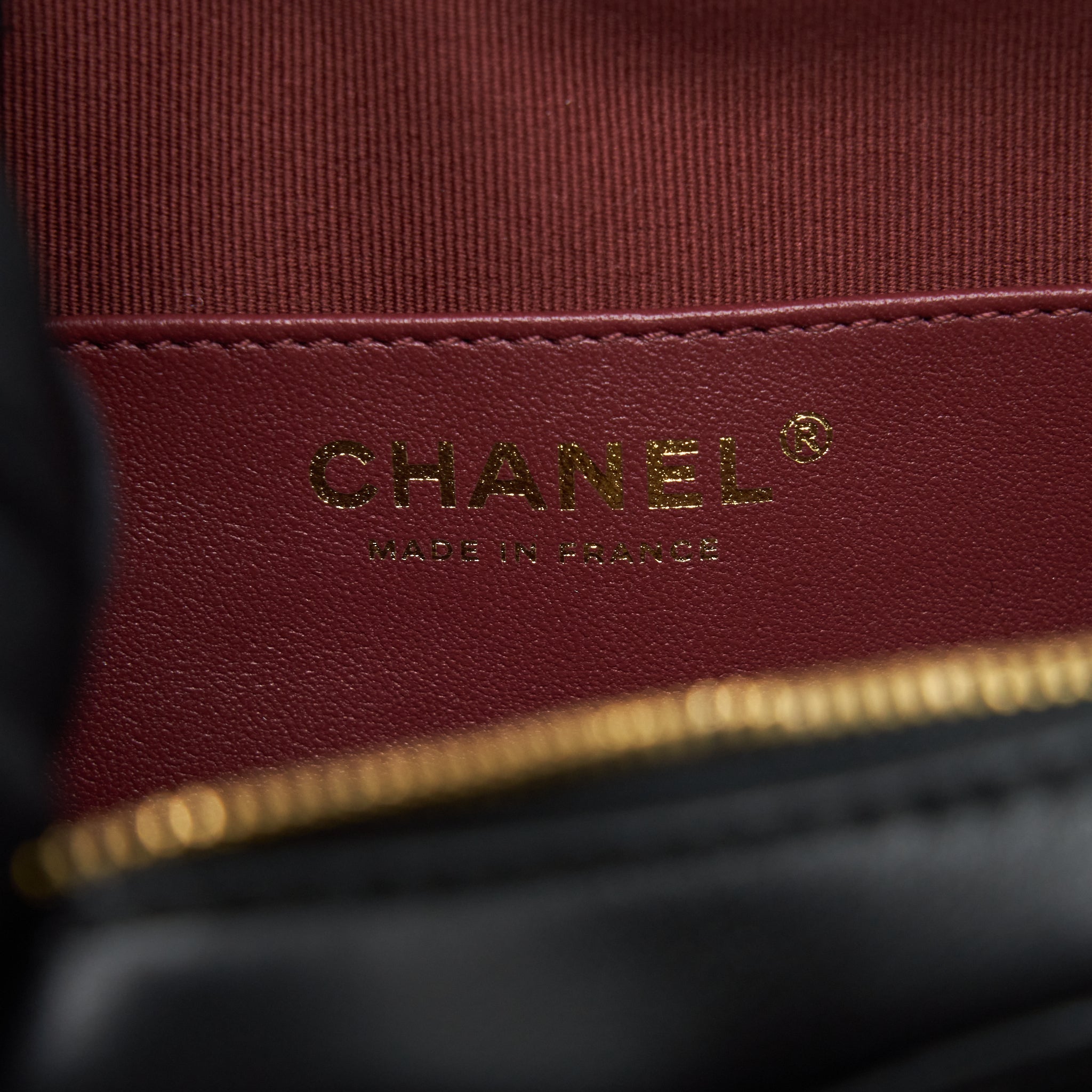 Chanel 22S Heart Bag Lambskin Black L