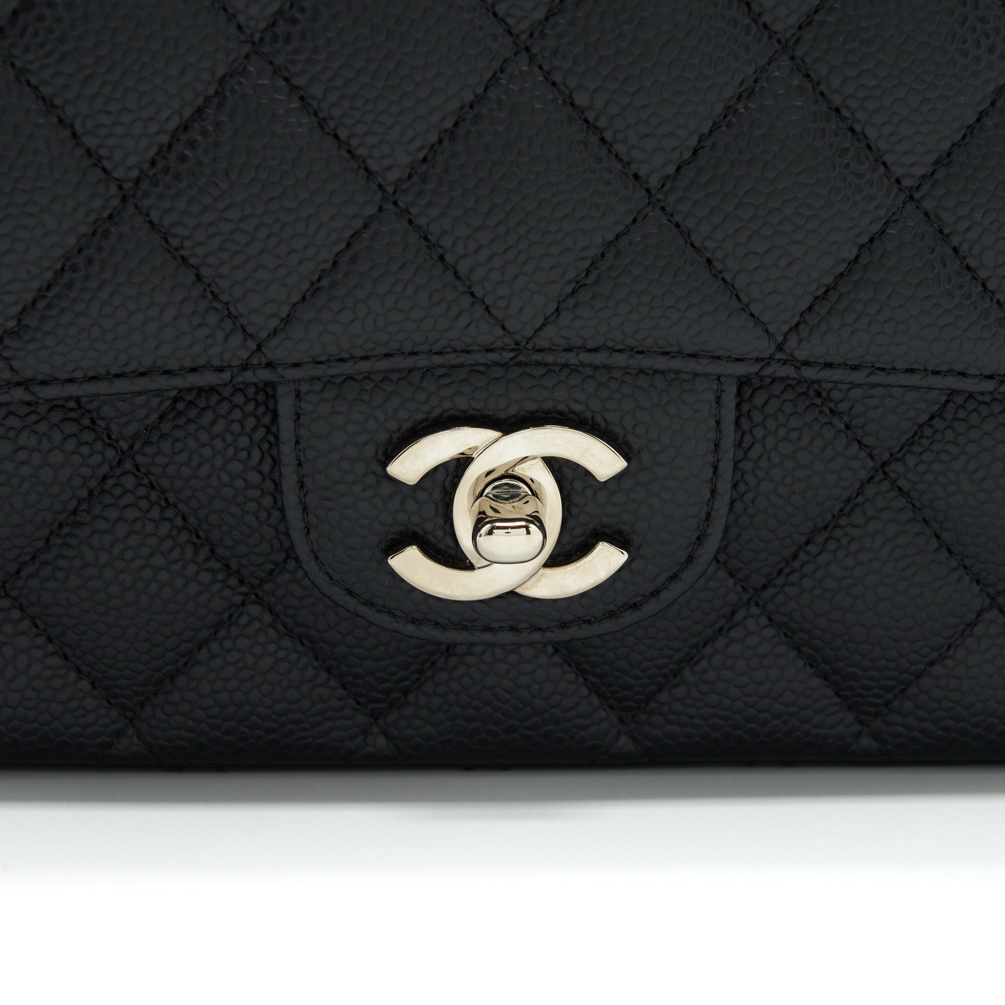 Chanel Medium Classic Flap Bag Caviar Black