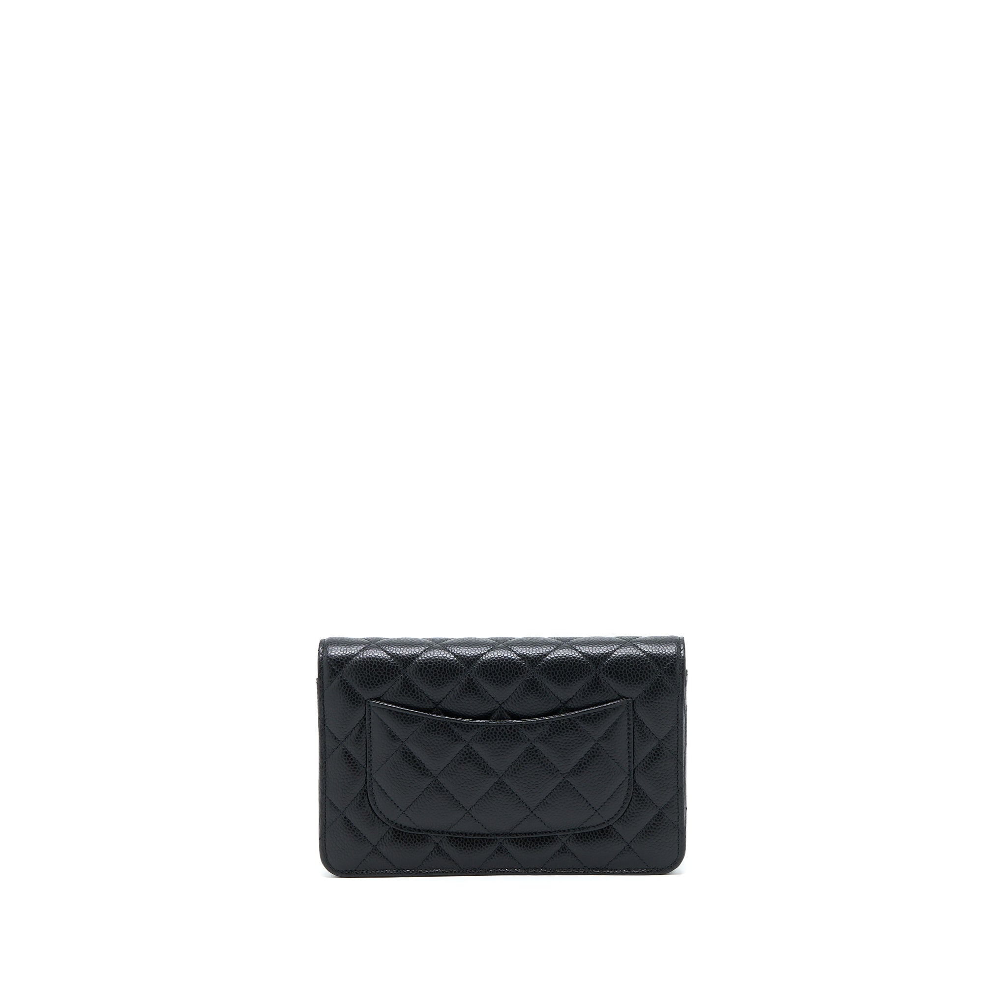 Chanel Classic Wallet On Chain Caviar Black  (Microchip)