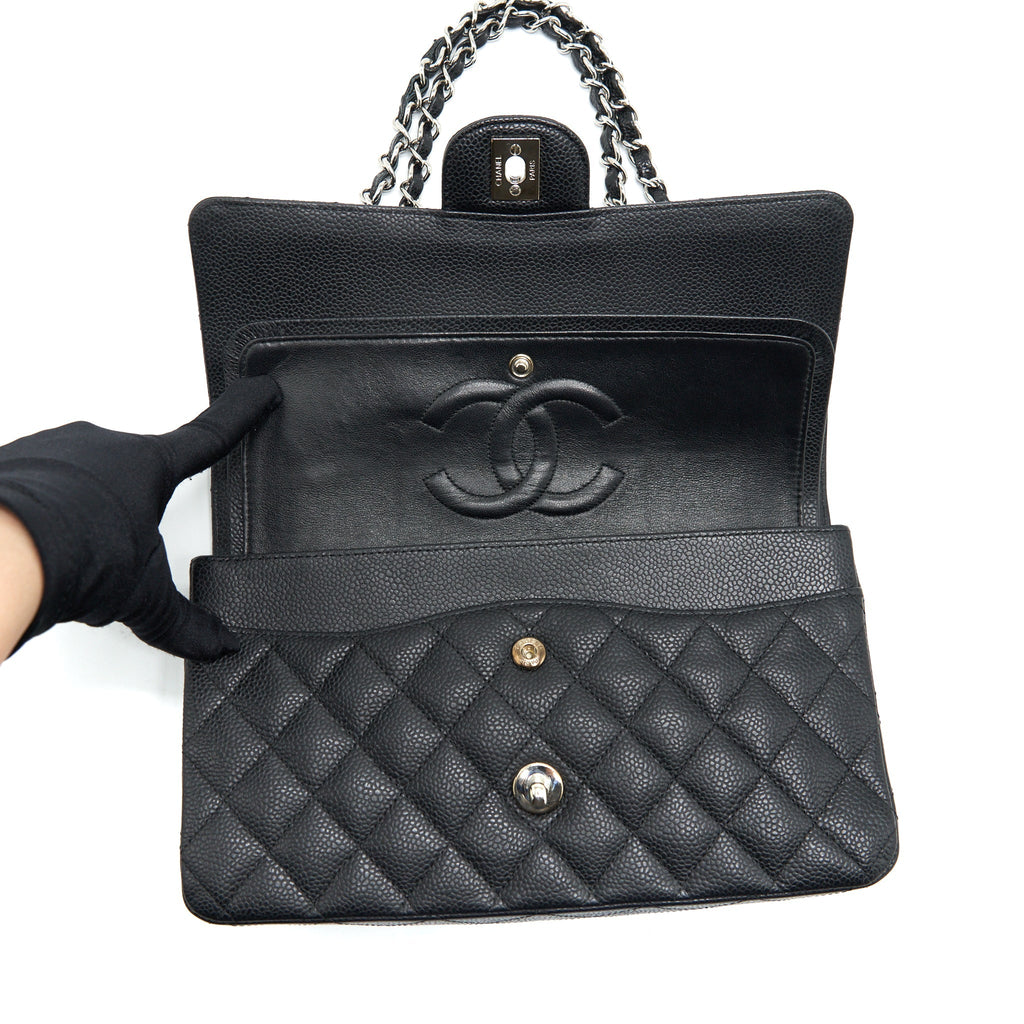 Chanel Medium Classic Flap Bag Caviar Black