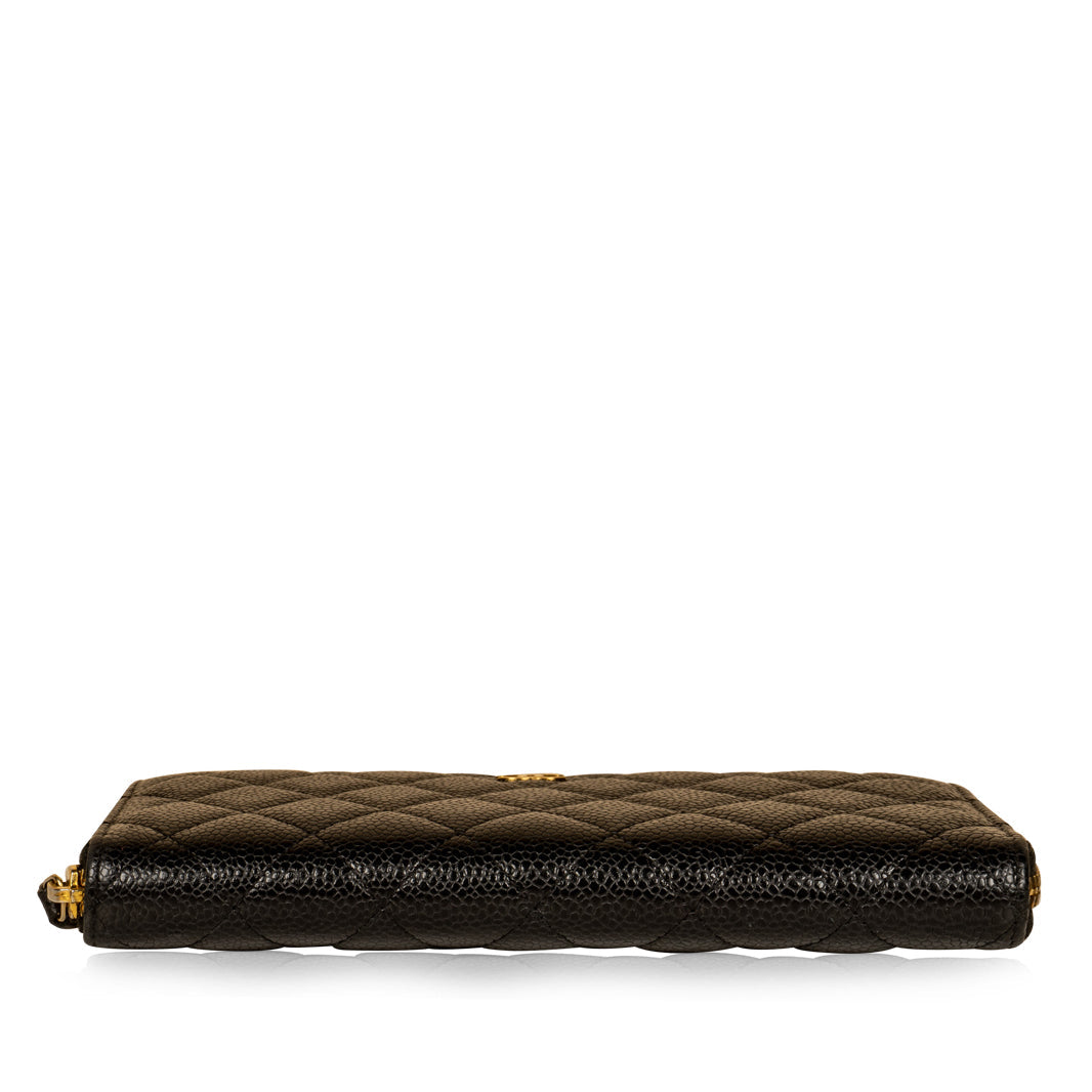 Chanel Zip Around Wallet
