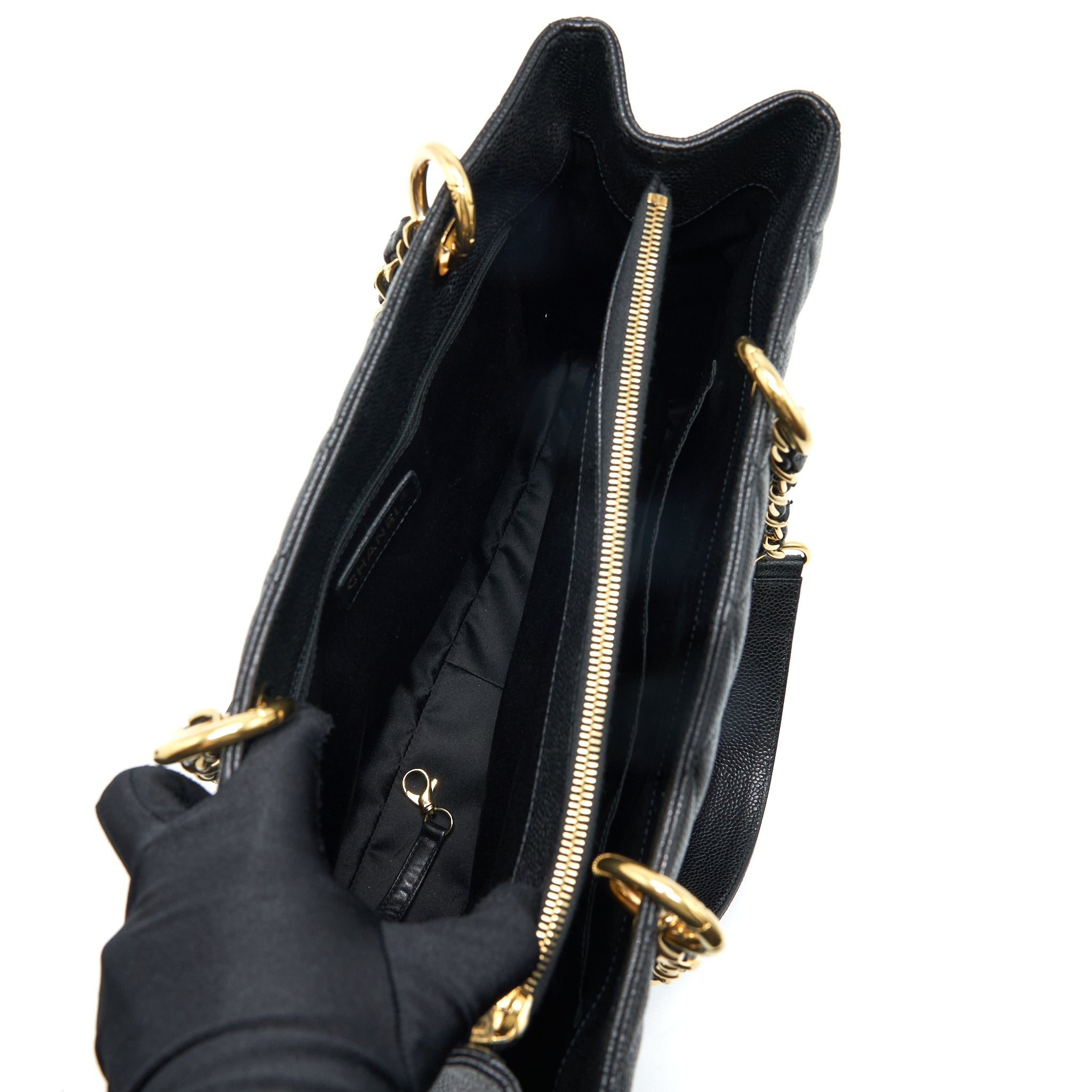 Chanel Grand Shopping Tote Caviar Black
