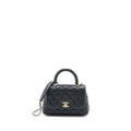 Chanel Mini Coco Handle Caviar Black L
