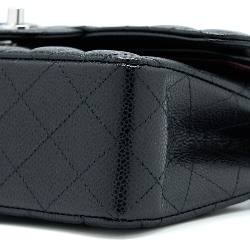 Chanel Small Classic Double Flap Bag Caviar Black (Microchip)