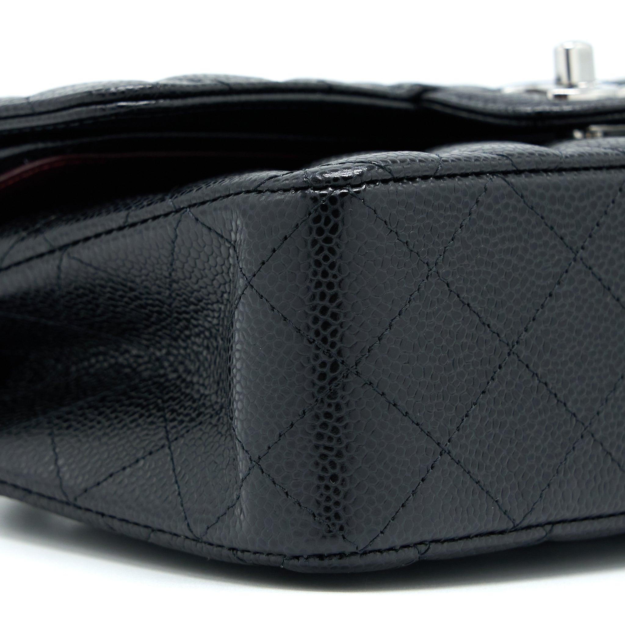 Chanel Small Classic Double Flap Bag Caviar Black (Microchip)