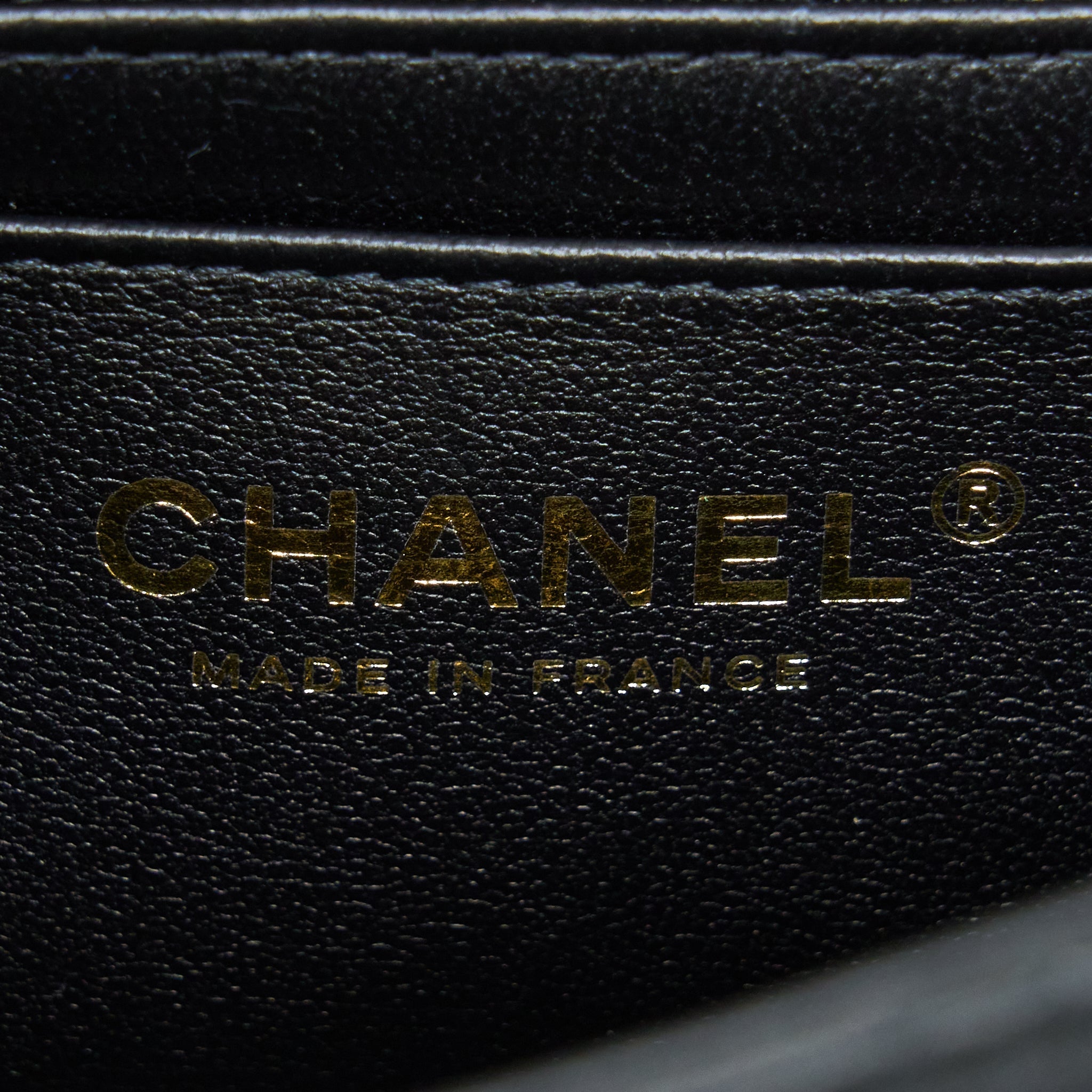 Chanel Top Handle Mini Rectangular Flap Bag Lambskin Black L