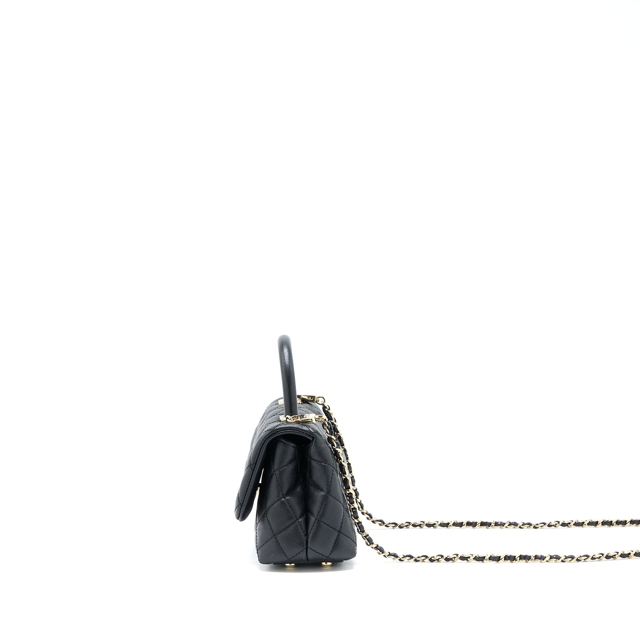 Chanel Extra Mini Coco Handle Caviar Black L