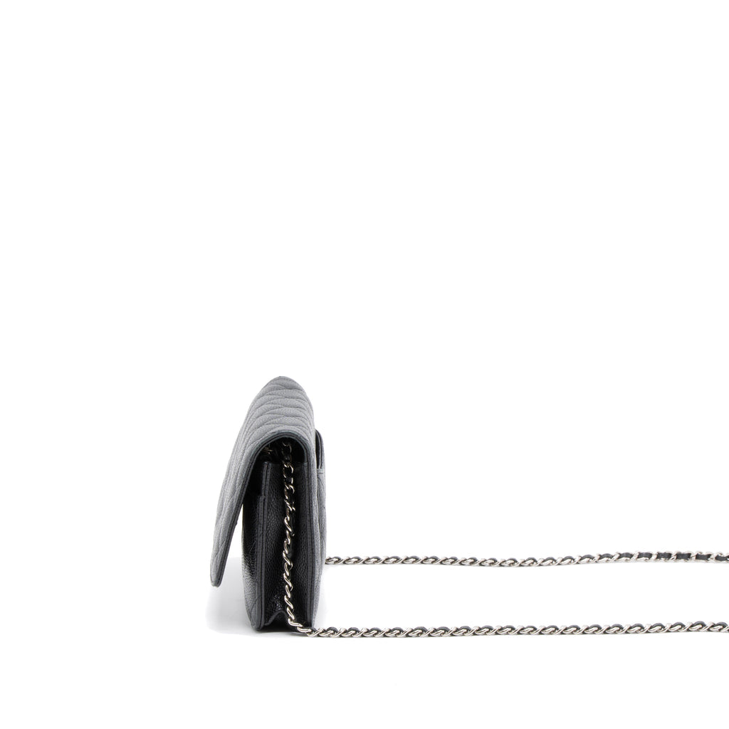 Chanel Classic Wallet On Chain Caviar Black