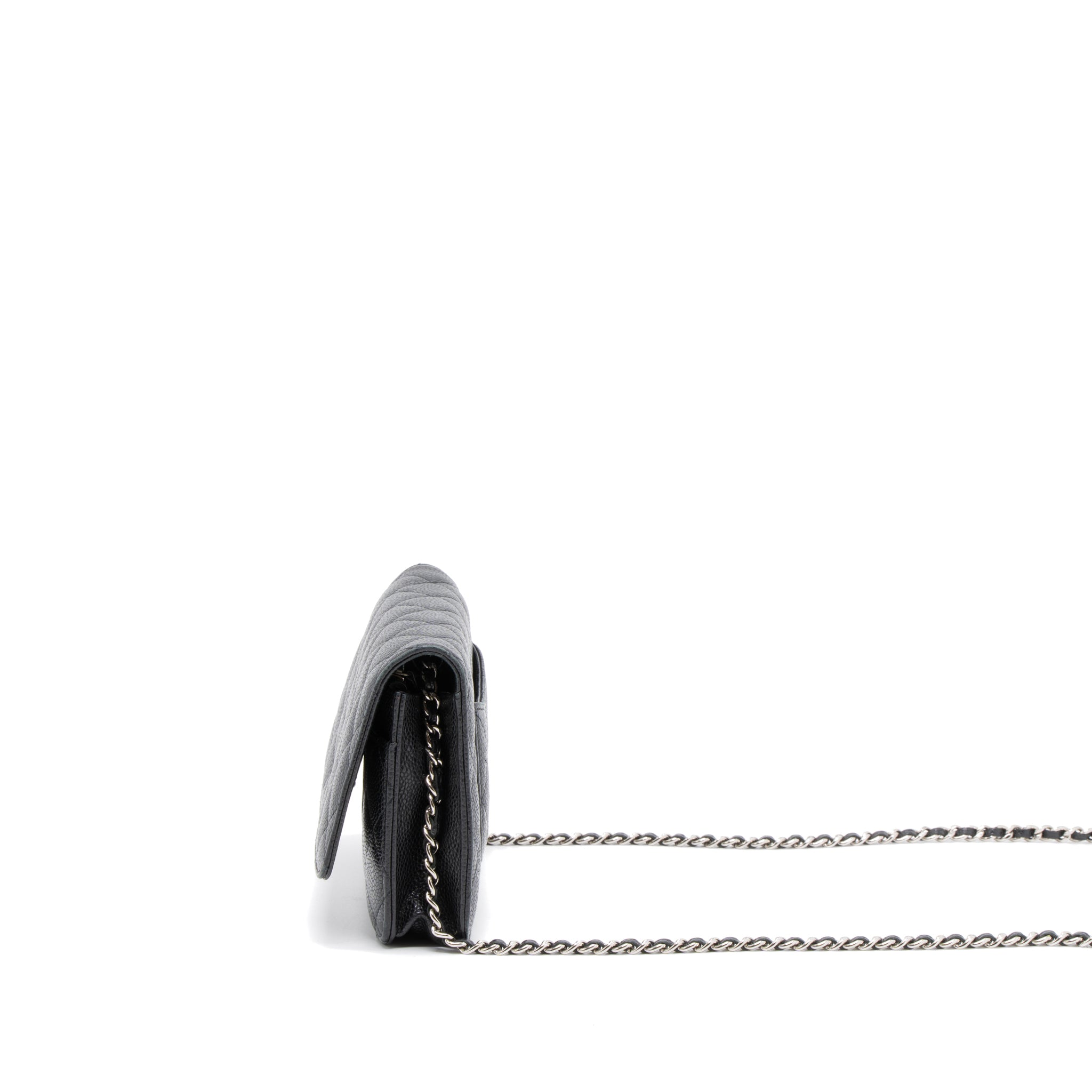 Chanel Classic Wallet On Chain Caviar Black