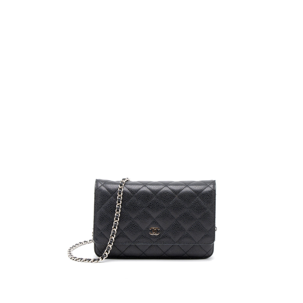 Chanel Classic Wallet On Chain Caviar Black