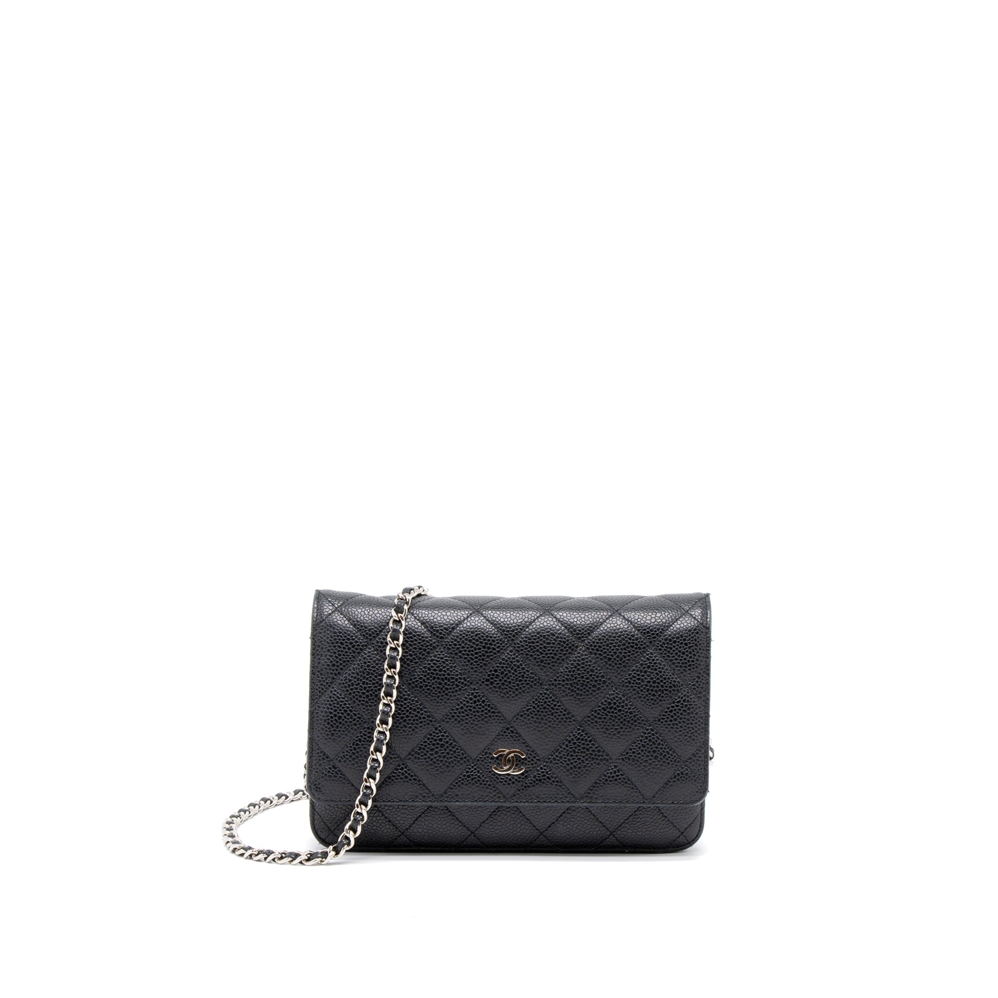 Chanel Classic Wallet On Chain Caviar Black