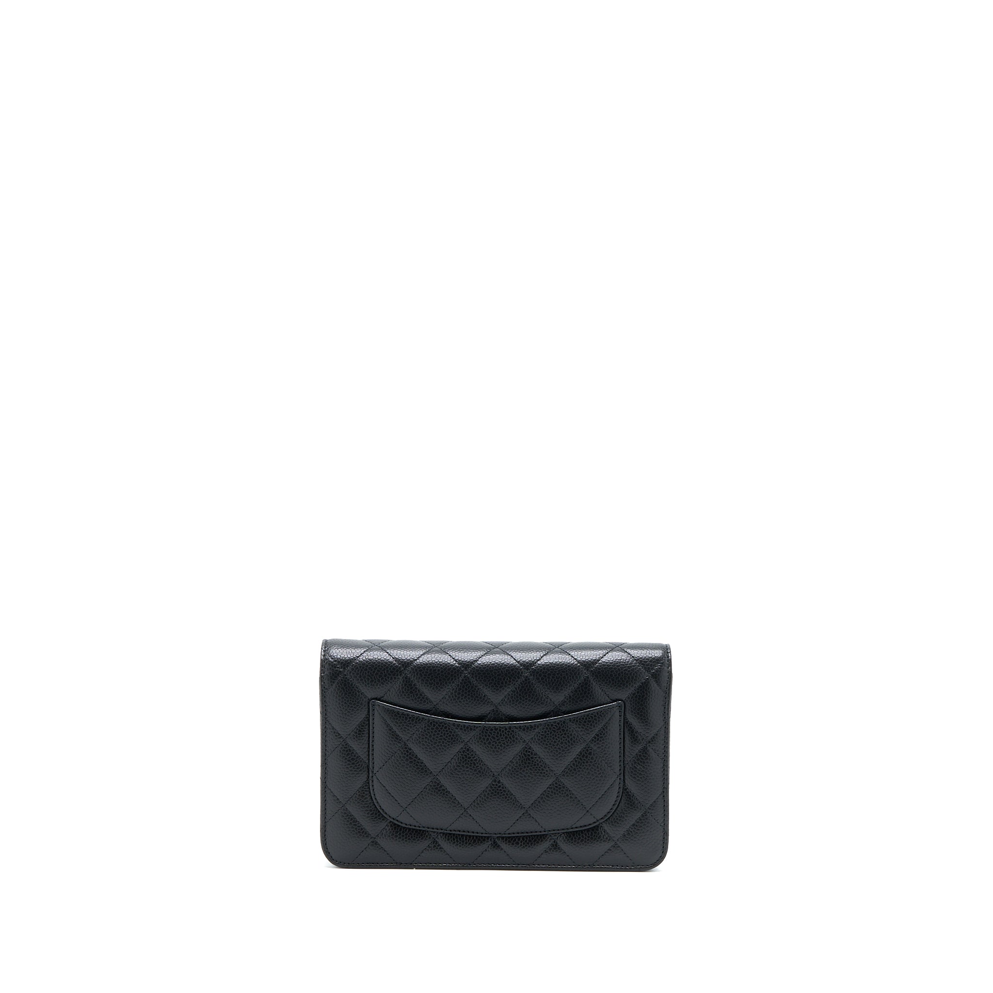 Chanel Classic Wallet on Chain Caviar Black  (Microchip)