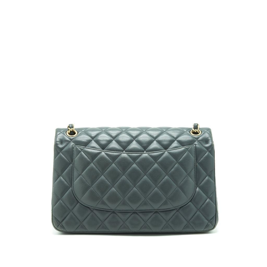 Chanel Jumbo Classic Double Flap Bag Lambskin Grey