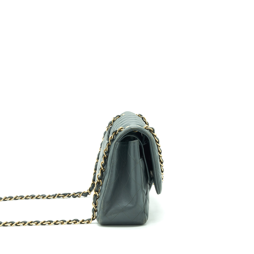 Chanel Jumbo Classic Double Flap Bag Lambskin Grey