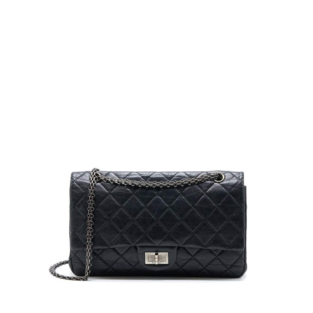 Chanel 2.55 Reissue 227 Aged Calfskin Black Ruthenium