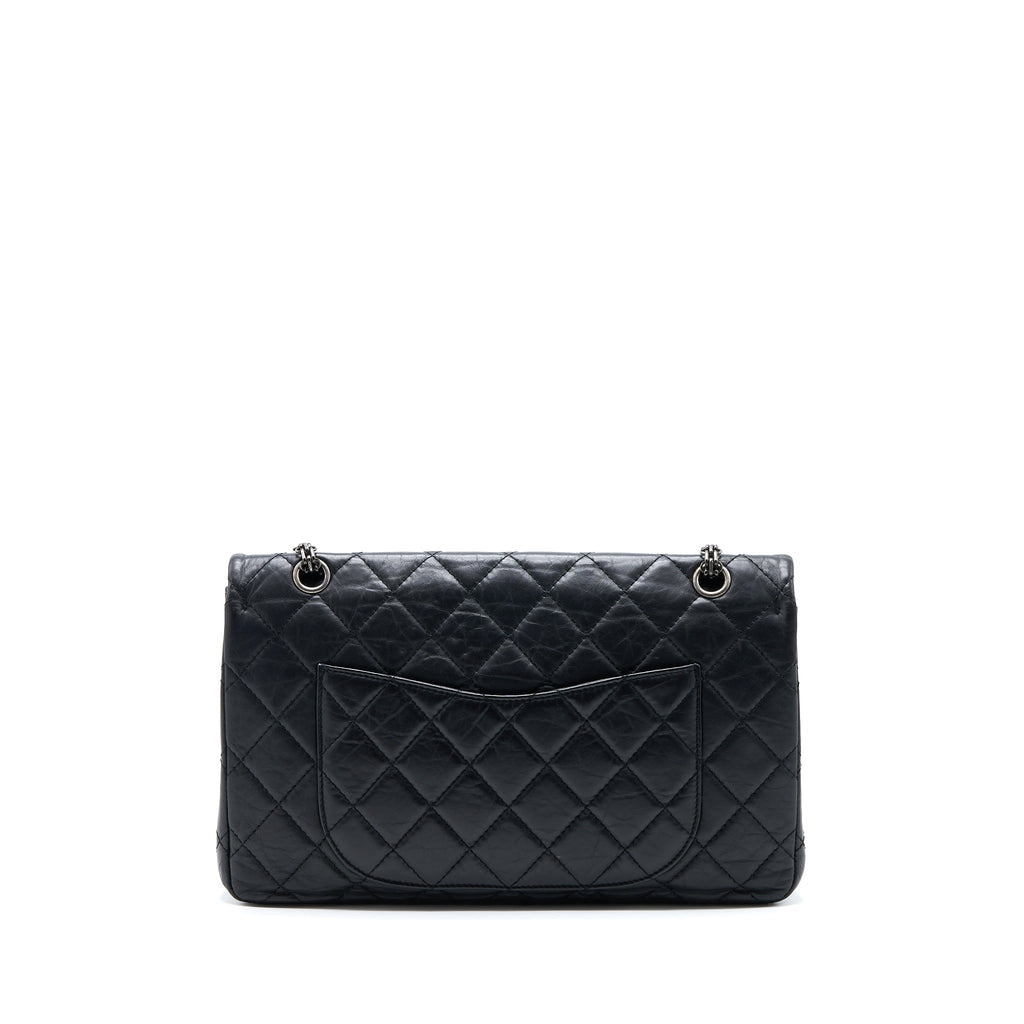 Chanel 2.55 Reissue 227 Aged Calfskin Black Ruthenium