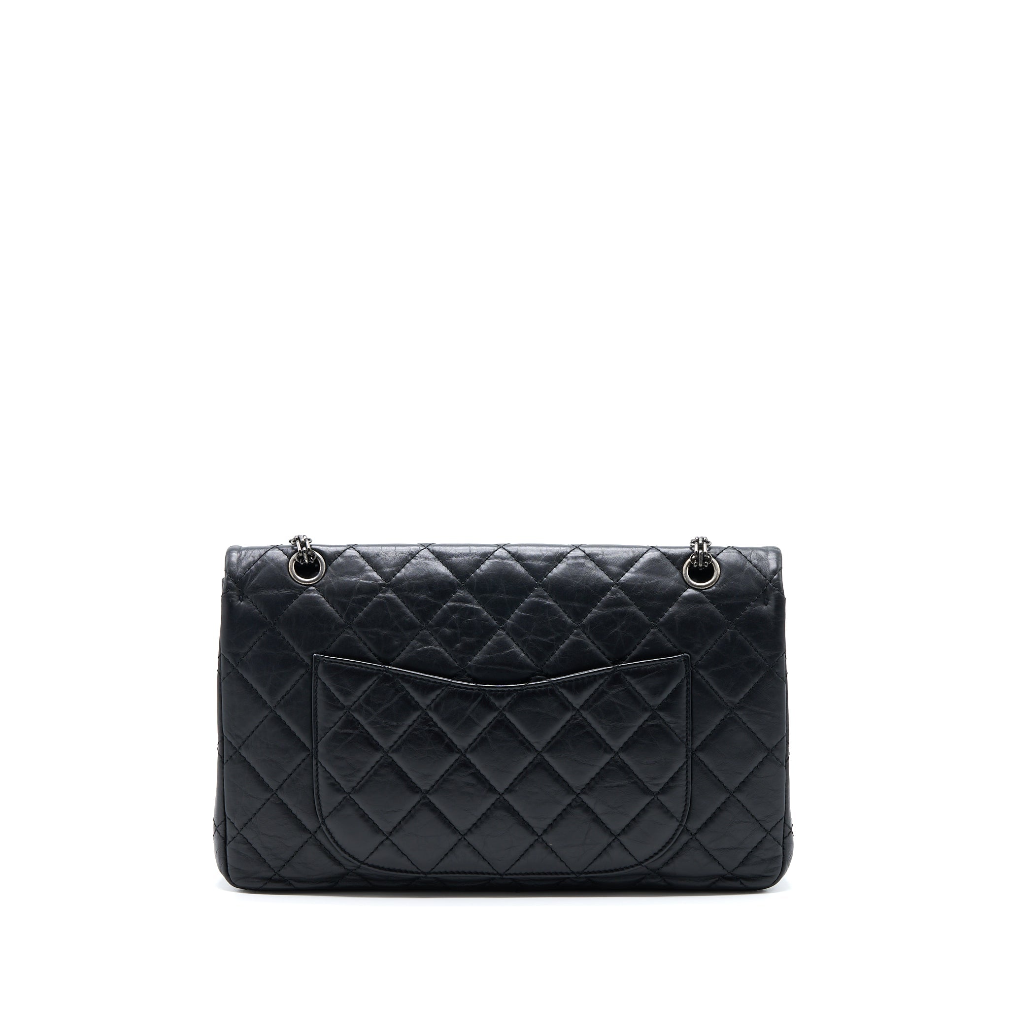 Chanel 2.55 Reissue 227 Aged Calfskin Black Ruthenium