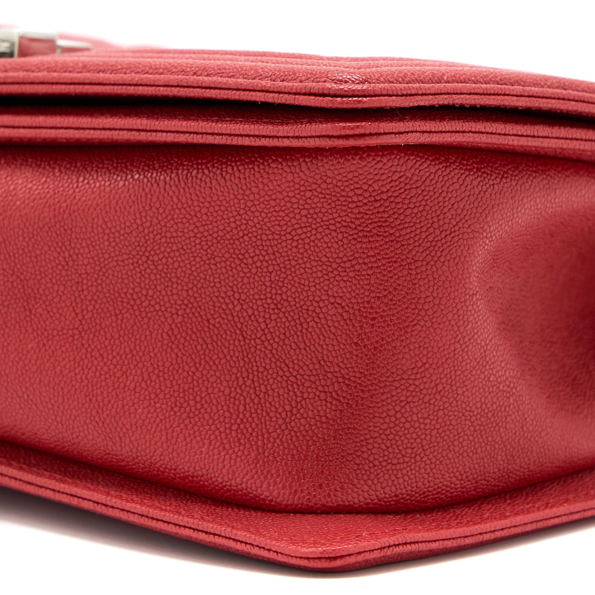 Chanel Medium Boy Bag Caviar Red