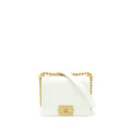 Chanel Mini Boy Handbag Calfskin White