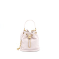 Chanel Drawstring Bucket Bag Lambskin Light Pink
