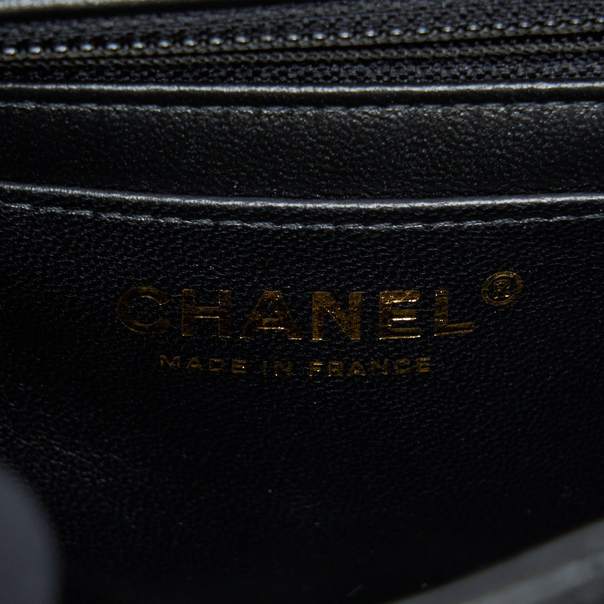 Chanel Mini Rectangular Flap Bag Lambskin Black L