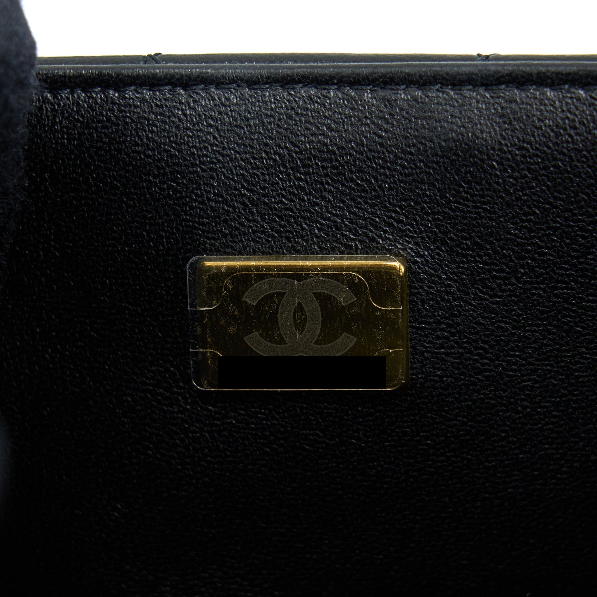 Chanel Mini Rectangular Flap Bag Lambskin Black L