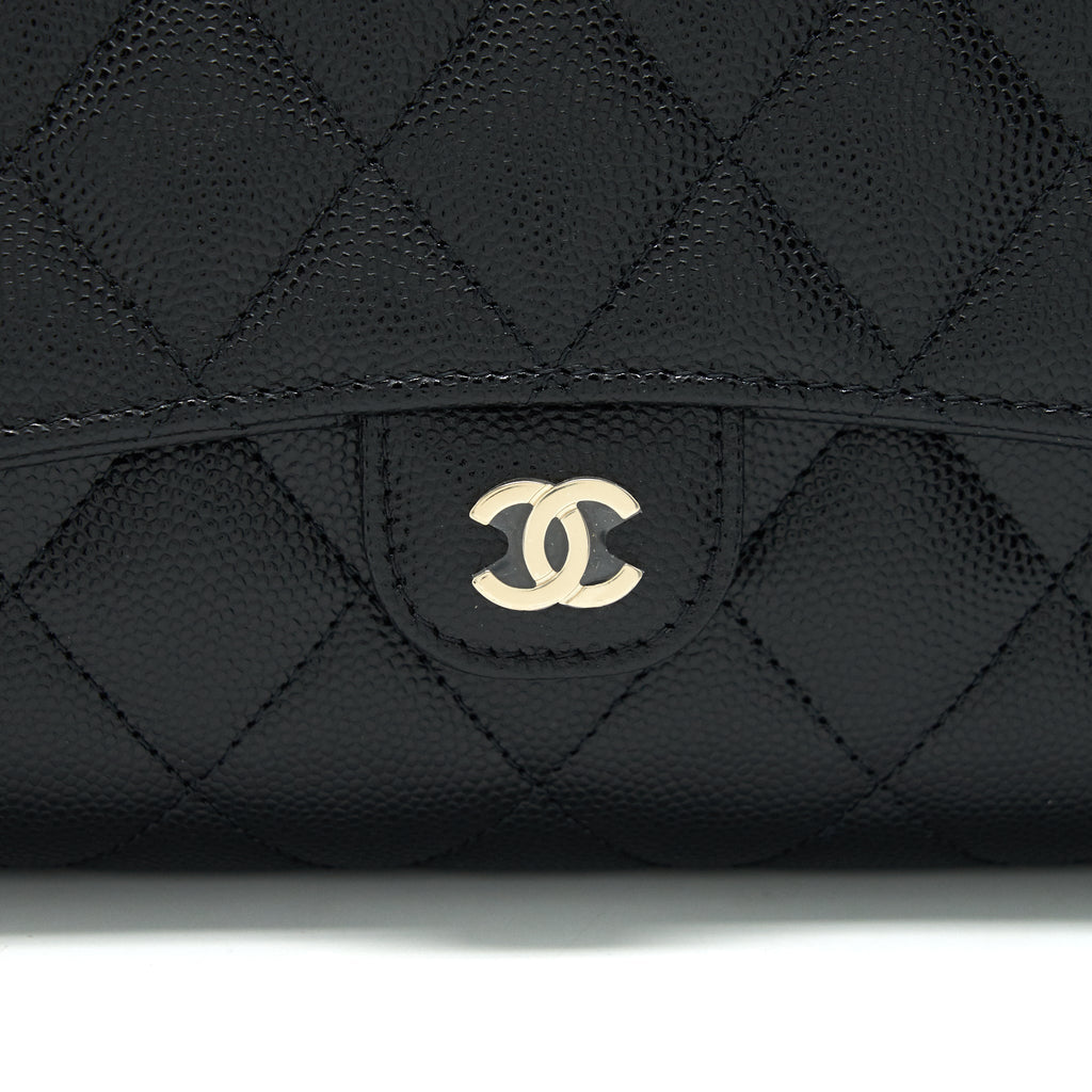 Chanel 22C 3 in 1 Wallet on Chain Caviar Black L