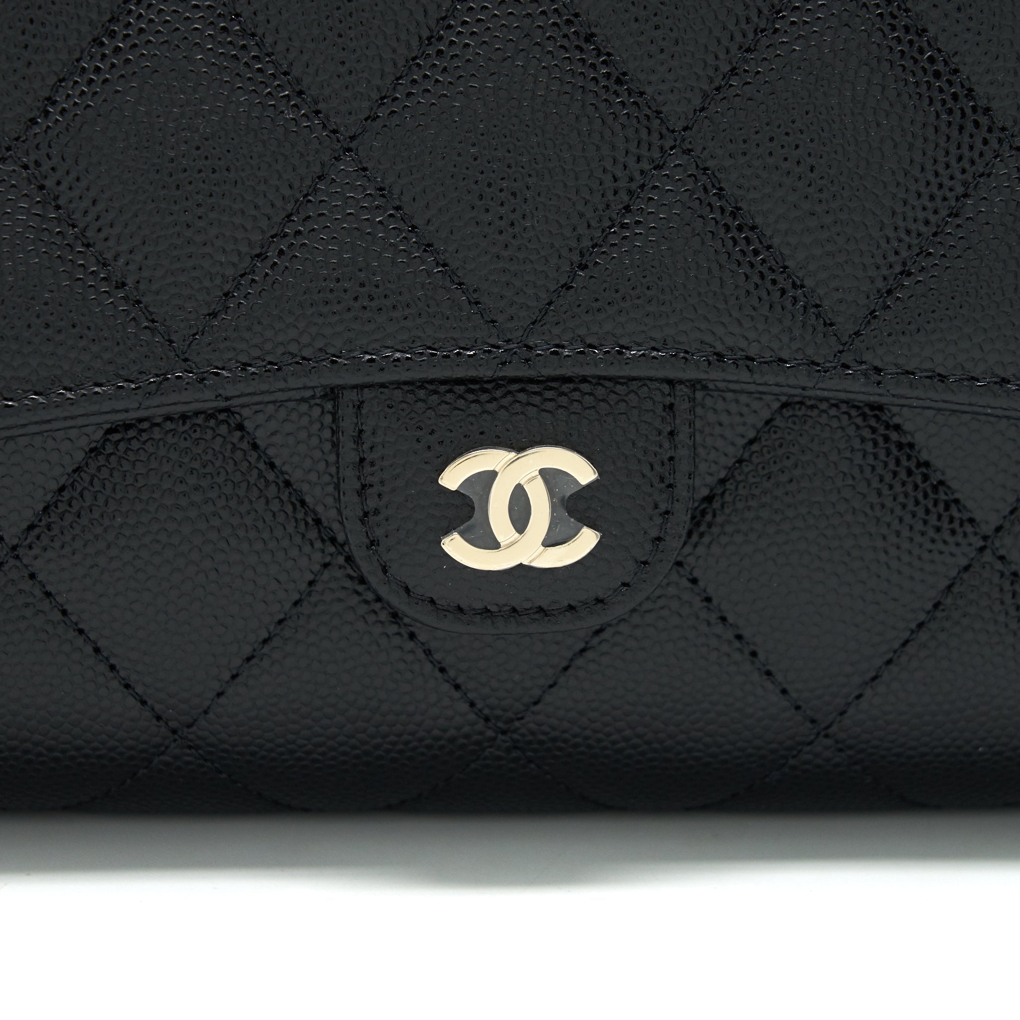 Chanel 22C 3 in 1 Wallet on Chain Caviar Black L