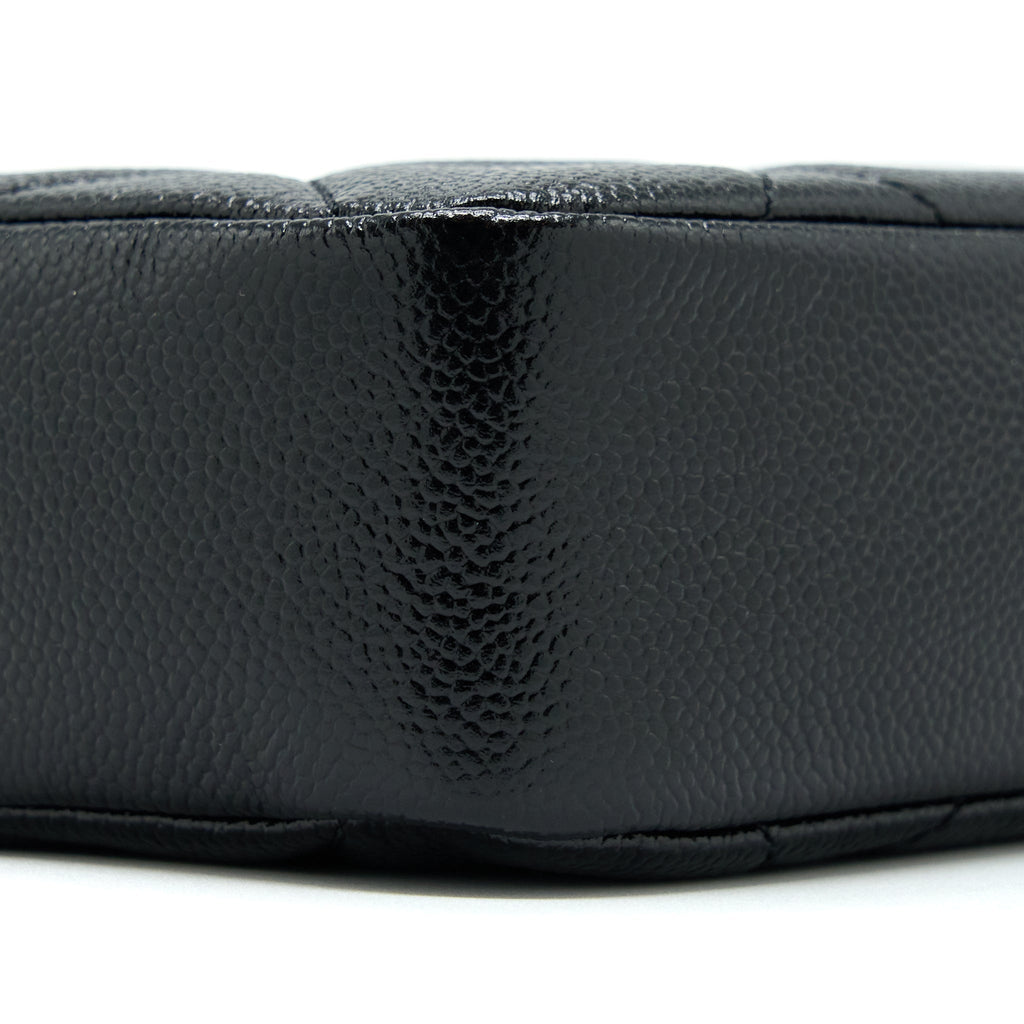 Chanel 22P Camera Crossbody Bag Caviar Black