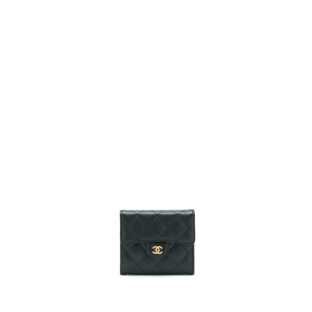 Chanel Classic Small Flap Wallet Caviar Black