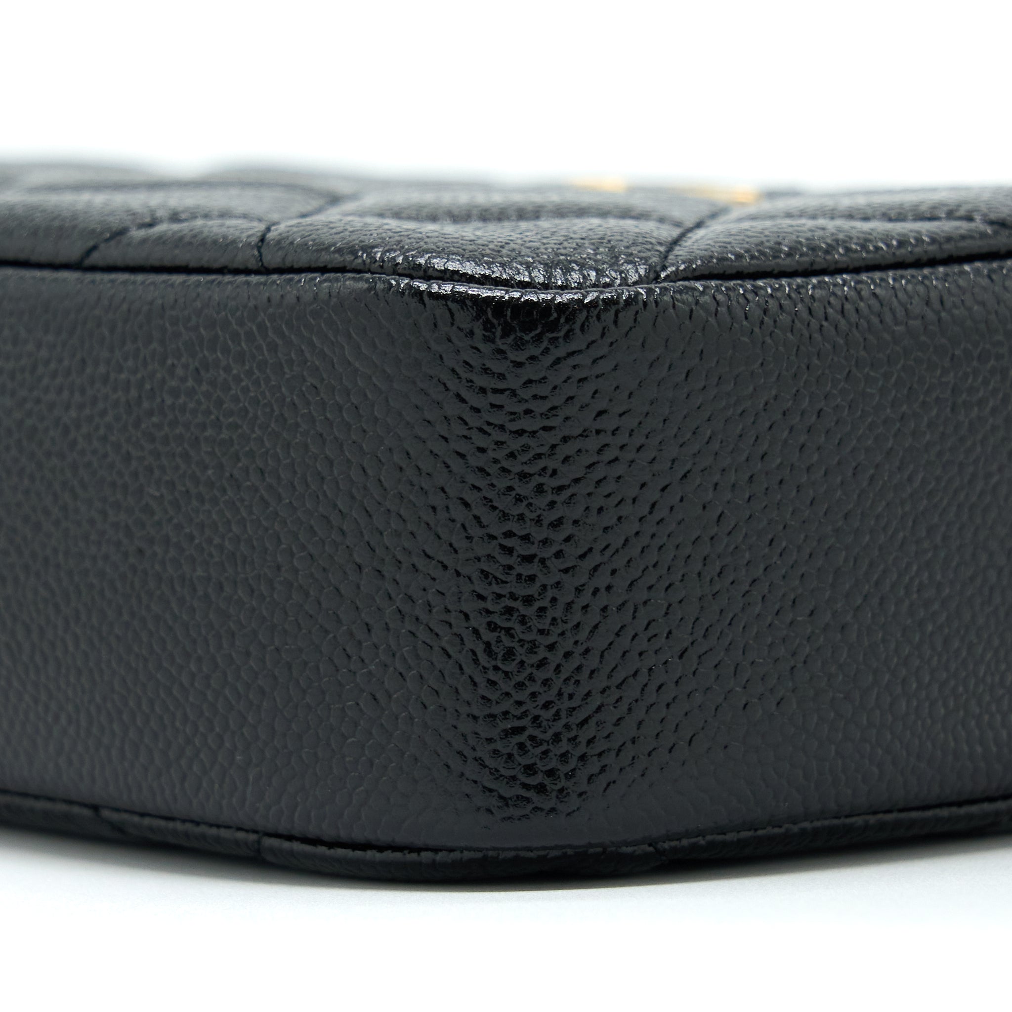 Chanel 22P Camera Crossbody Bag Caviar Black