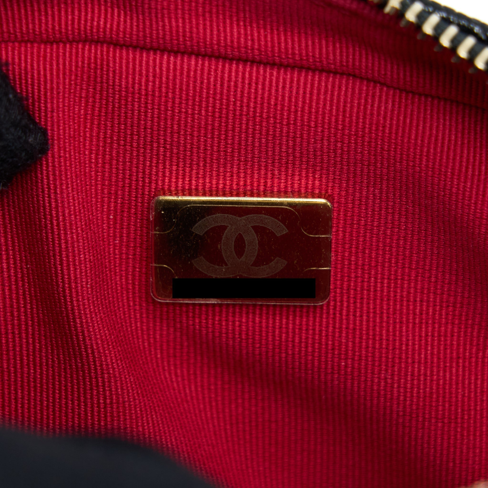 Chanel 22P Camera Crossbody Bag Caviar Black