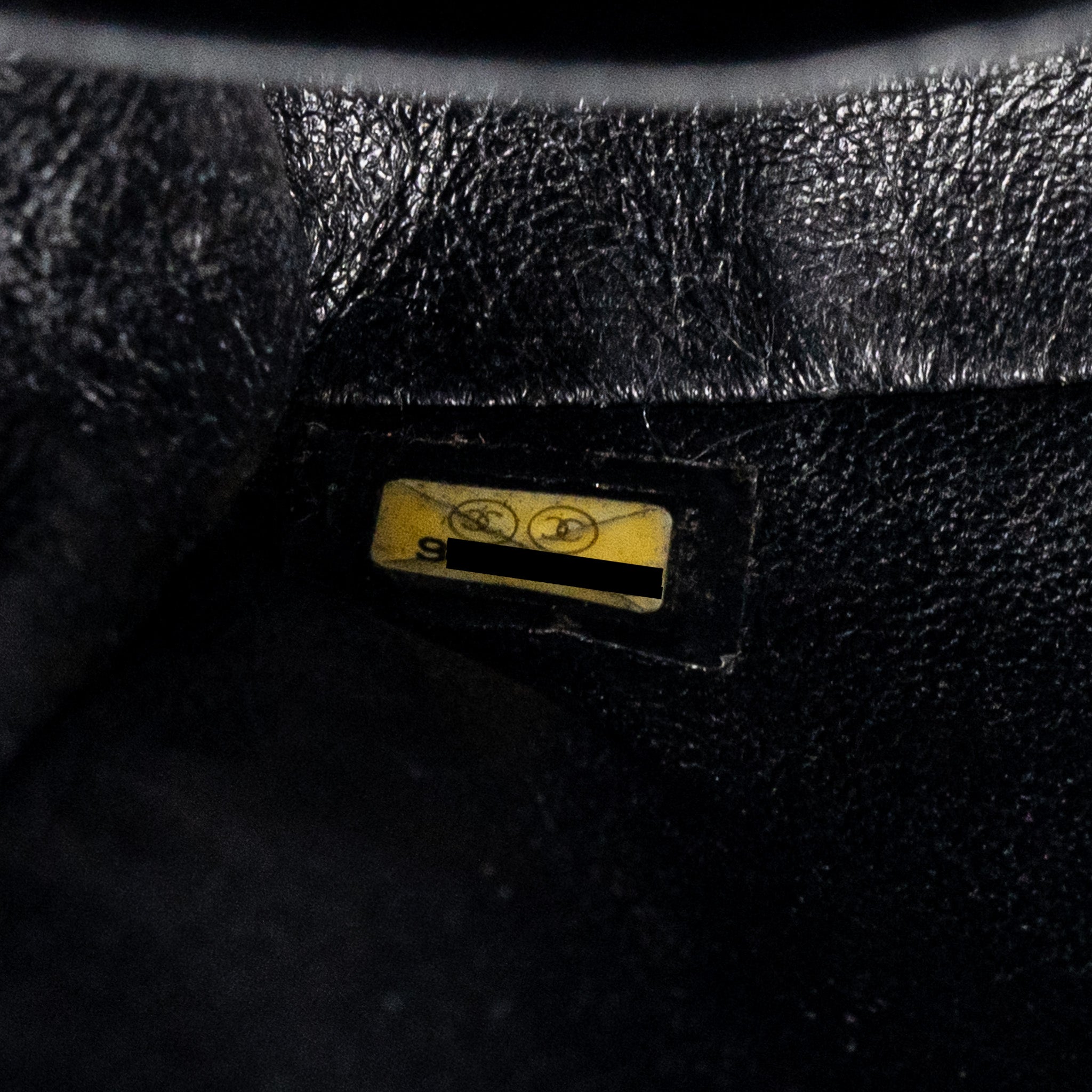 Chanel vintage small Classic double flap bag caviar black