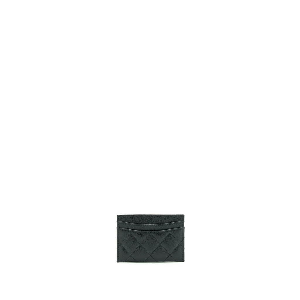 Chanel Classic Card Holder Caviar Black