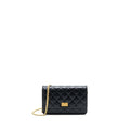 Chanel 2.55 Reissue Wallet on Chain Aged Calfskin Black Brushed  (Microchip)
