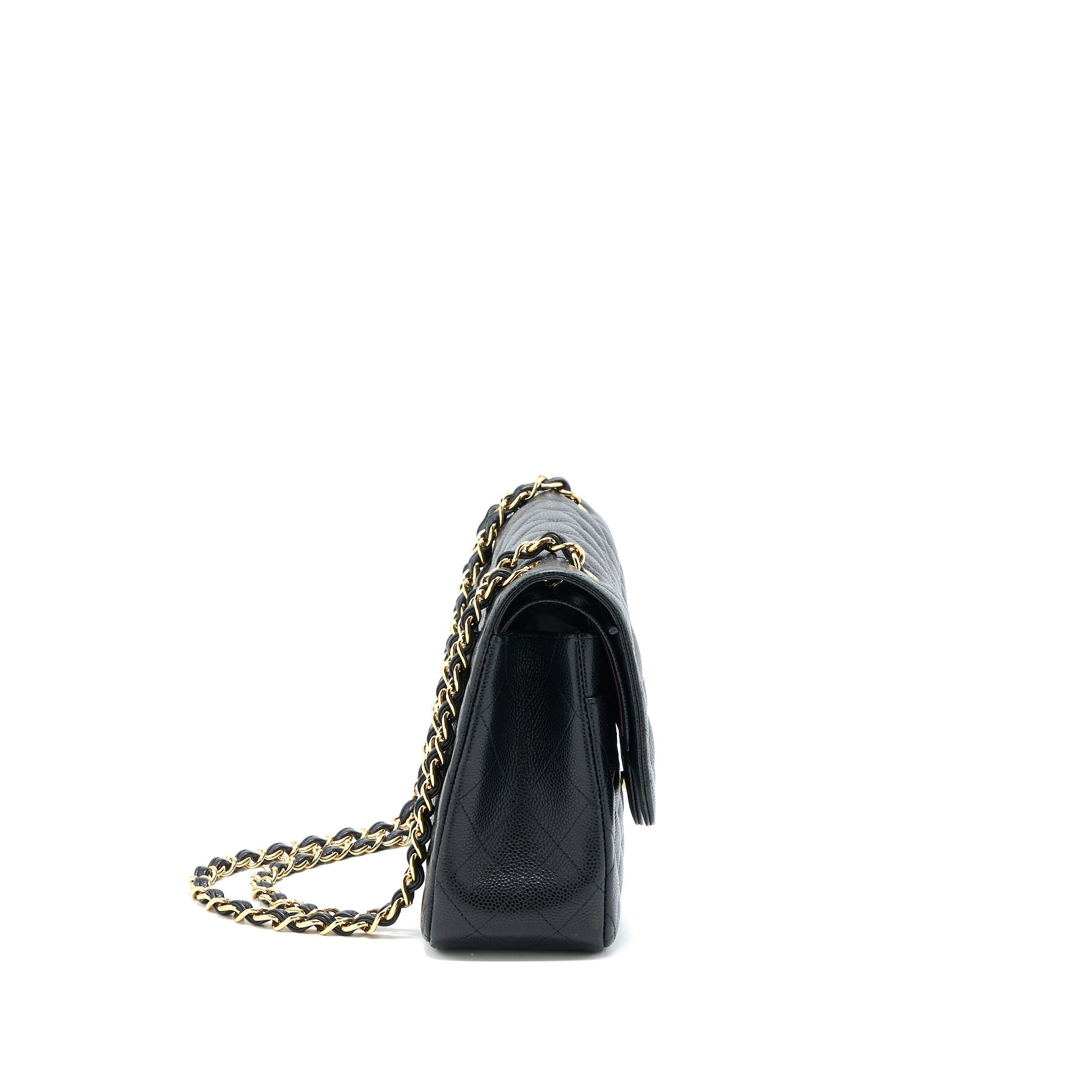 Chanel Classic Jumbo Double Flap Bag Caviar Black
