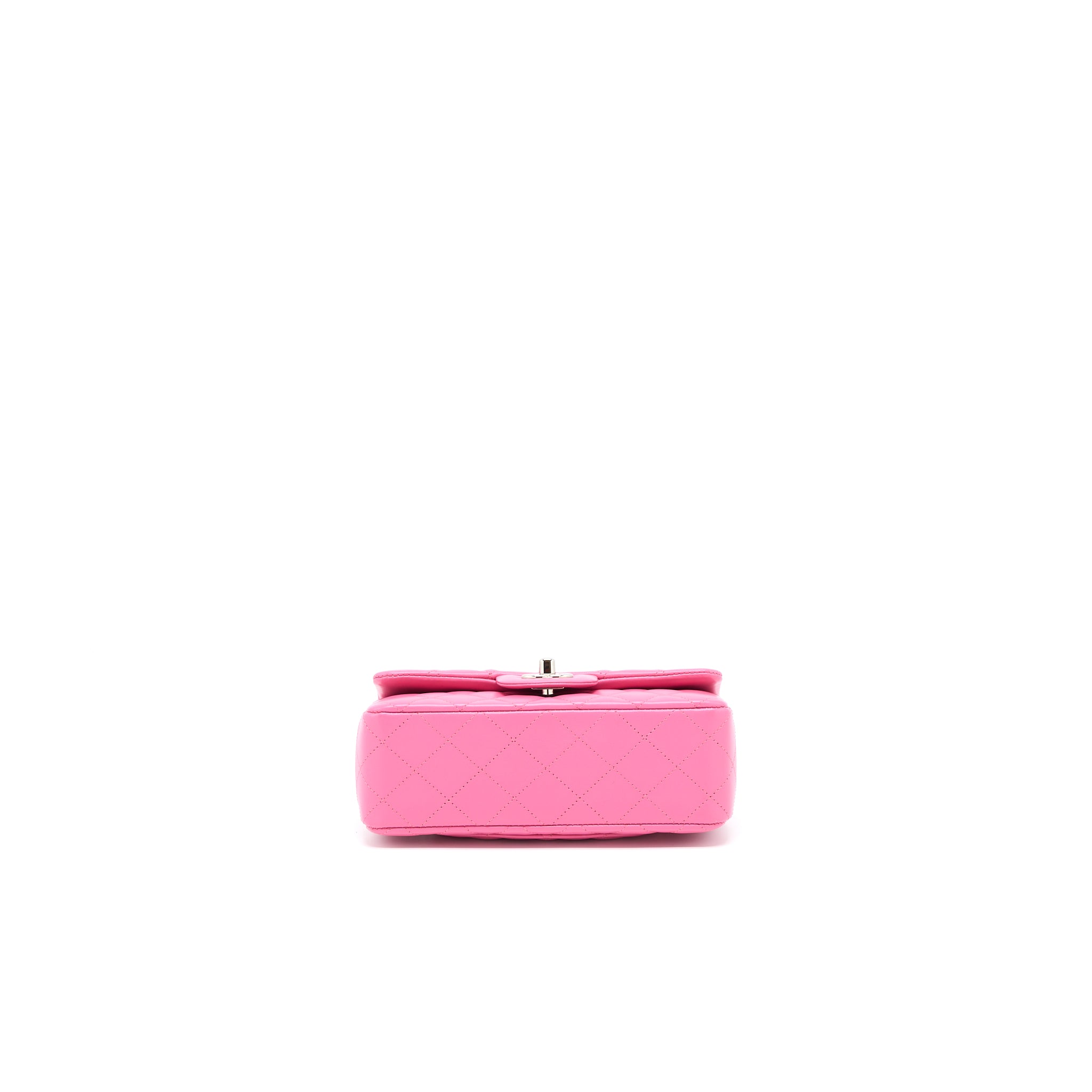 Chanel Classic Mini Rectangular Flap Bag Lambskin Pink