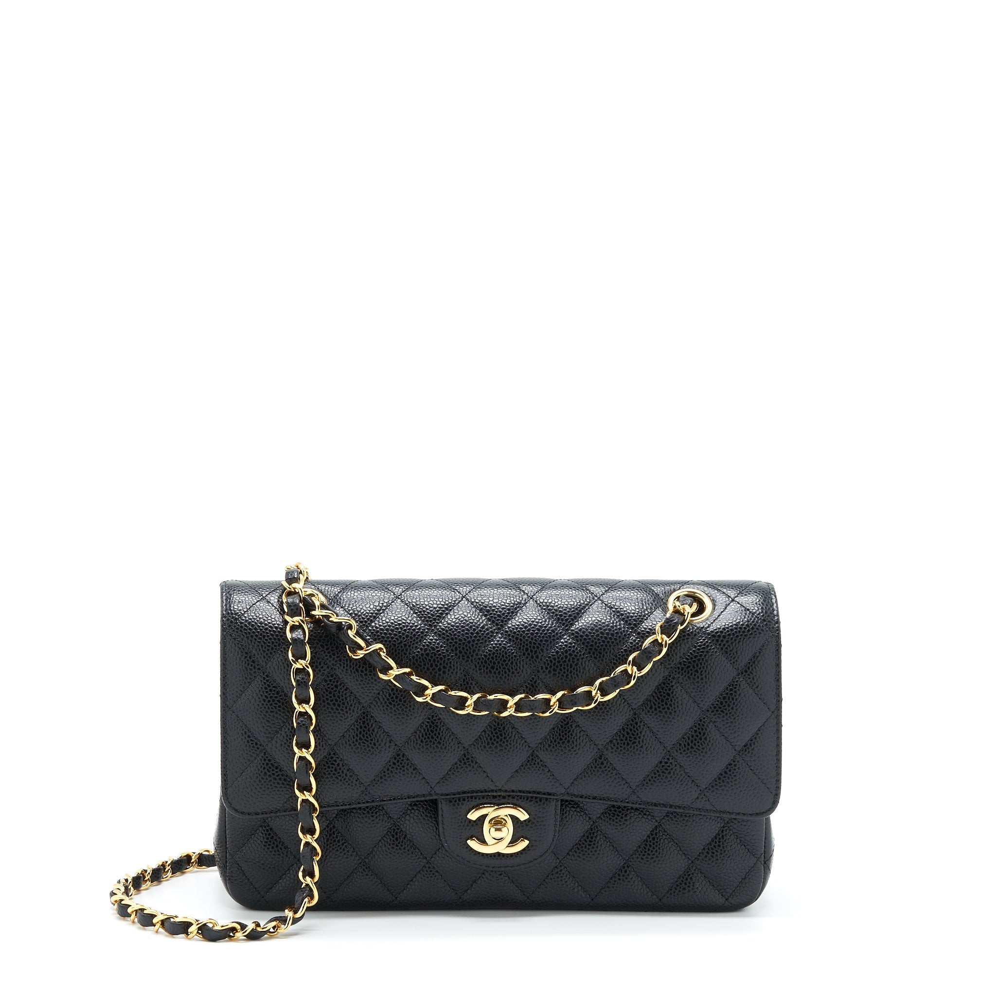 Chanel Classic Double Flap Bag Caviar Black