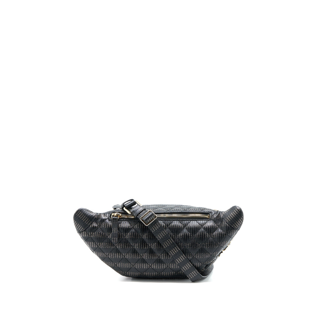 Chanel Seasonal Waist Bag Calfskin Black/Gold
