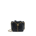 Chanel Drawstring Bucket Bag Lambskin Black  (Microchip)