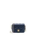 Chanel 21K My Perfect Mini Flap Bag Caviar Black Brushed  (Microchip)
