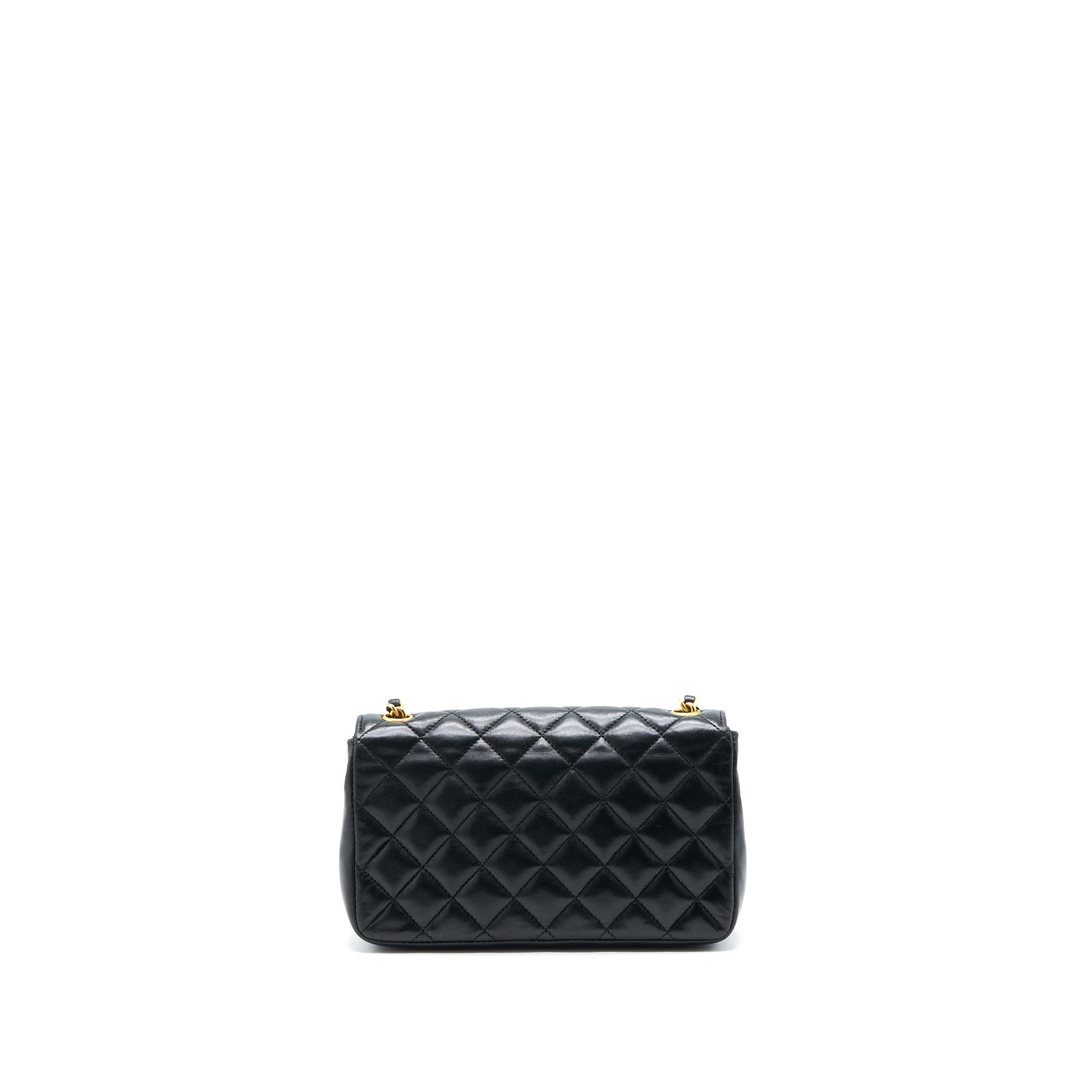 Chanel Vintage Mini Flap Bag Lambskin Black