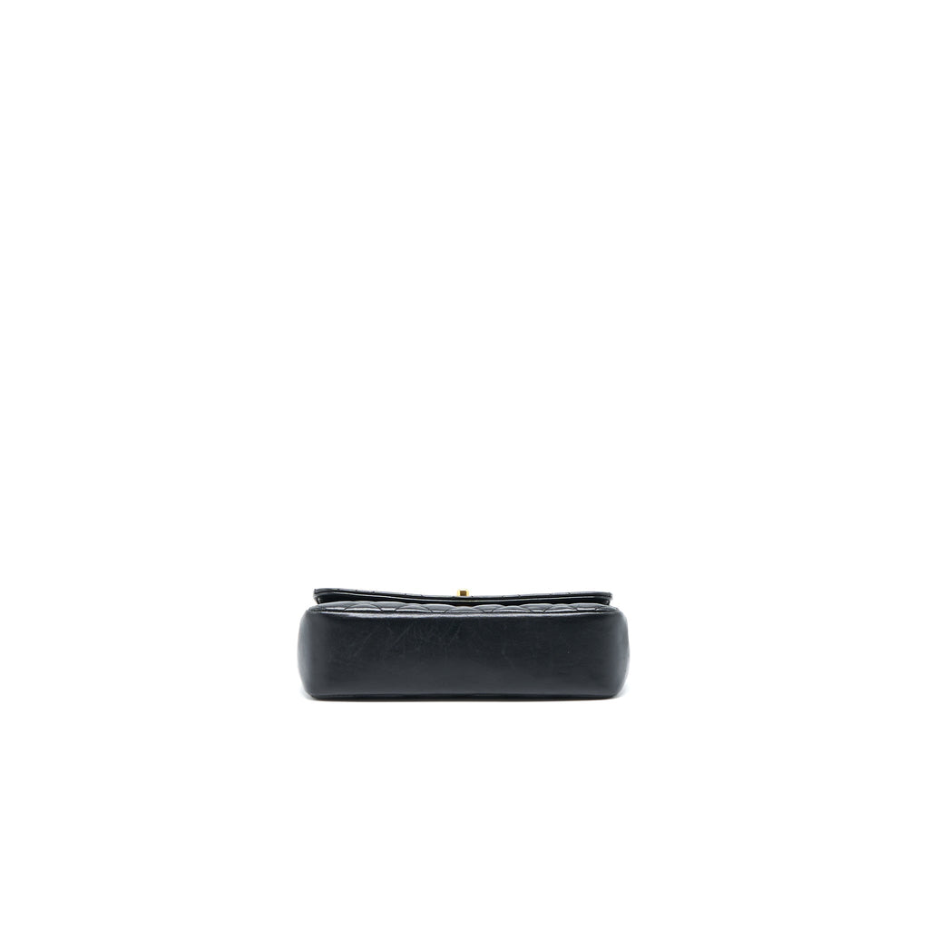 Chanel Vintage Mini Flap Bag Lambskin Black