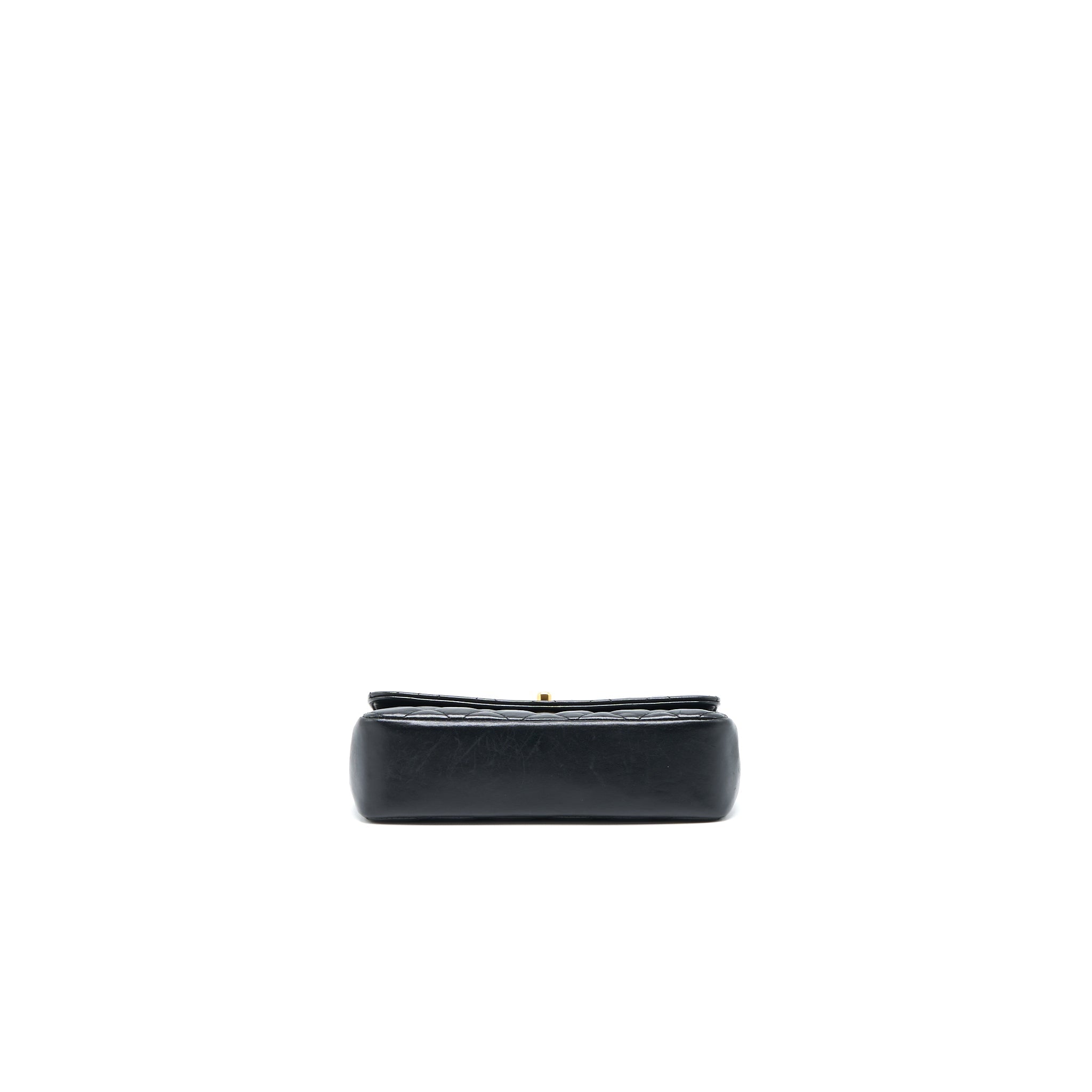 Chanel Vintage Mini Flap Bag Lambskin Black