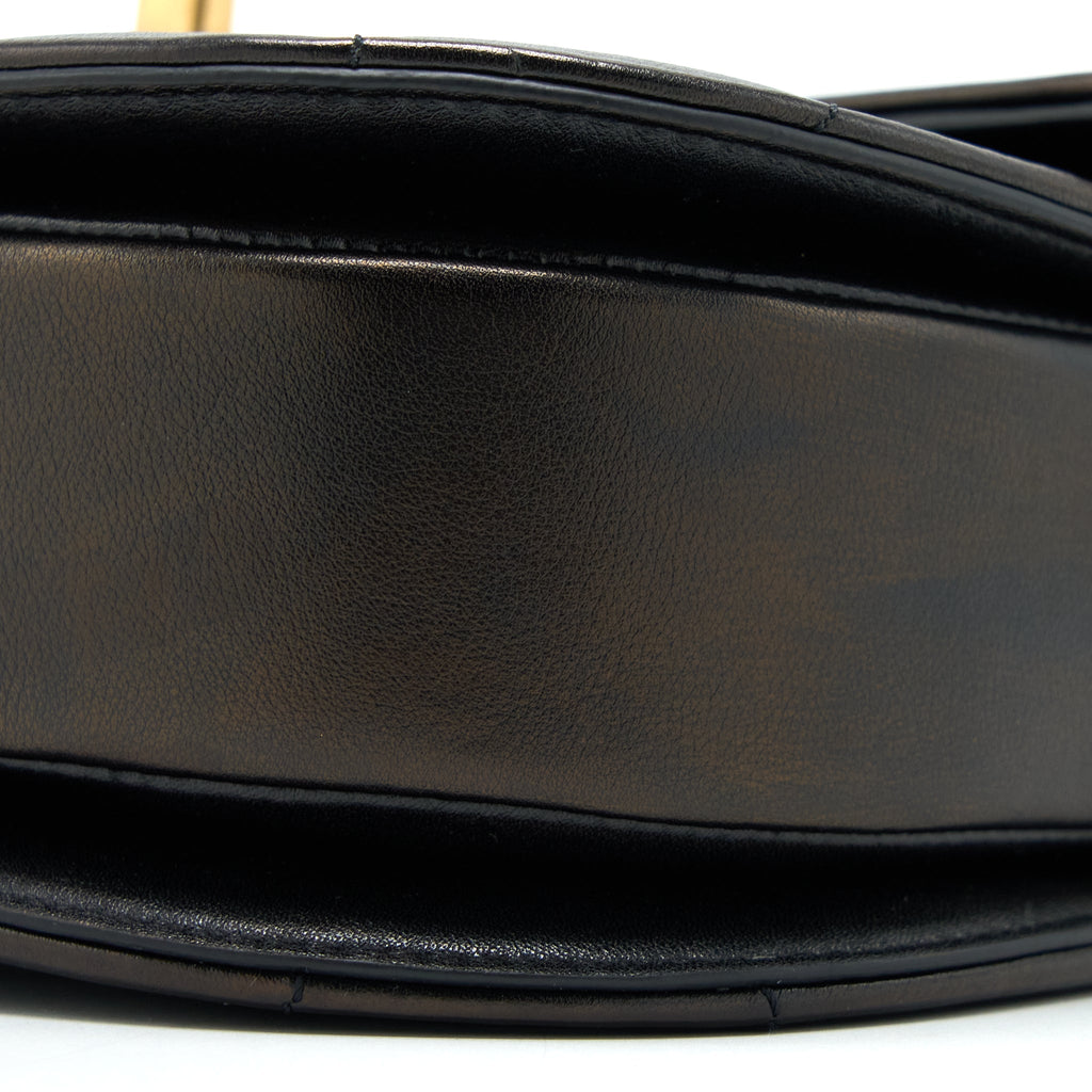 Chanel 21S Moon Messenger Bag Calfskin Black